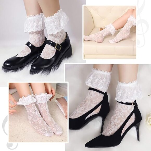 Lolita Style Lace Socks For Women - Picture 5 of 5